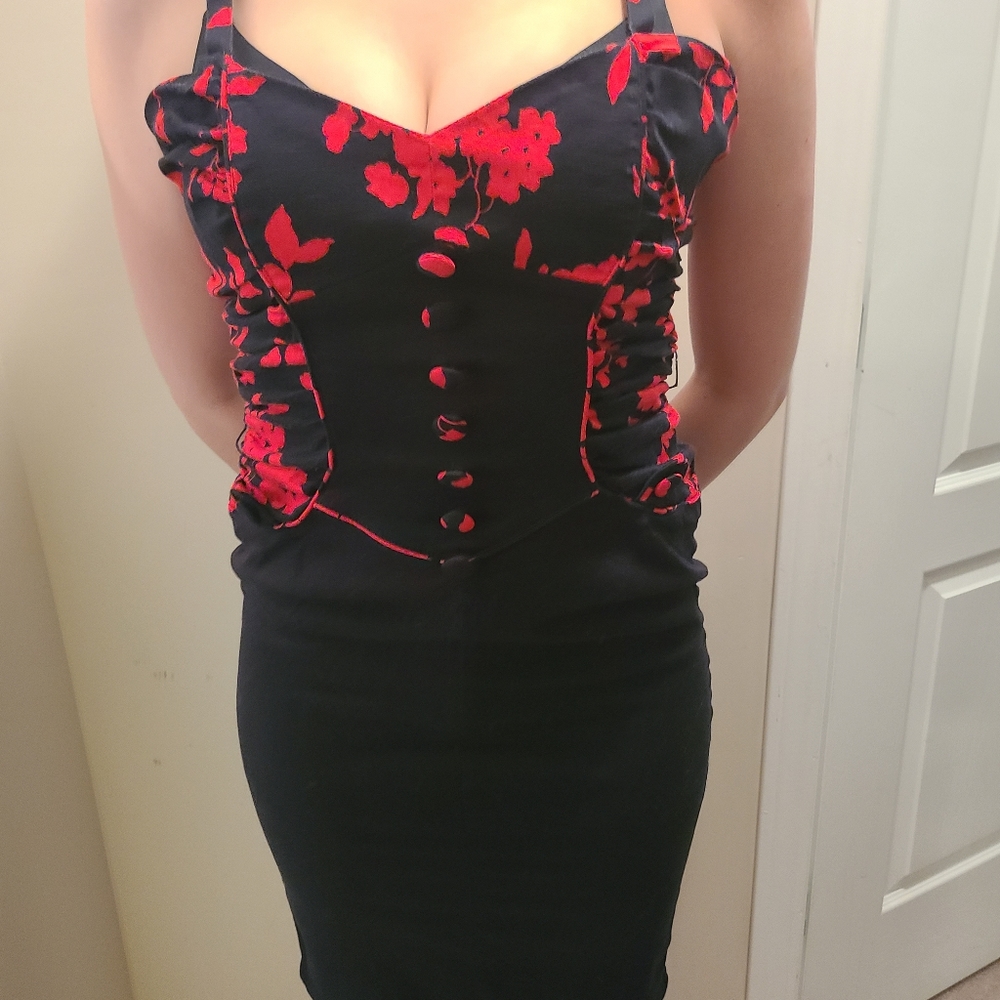 18.) Voodoo Vixen Black/Red Dress